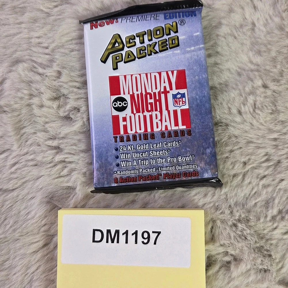 1993 Action Packed Monday Night Football Premiere Edition Sealed Pack
